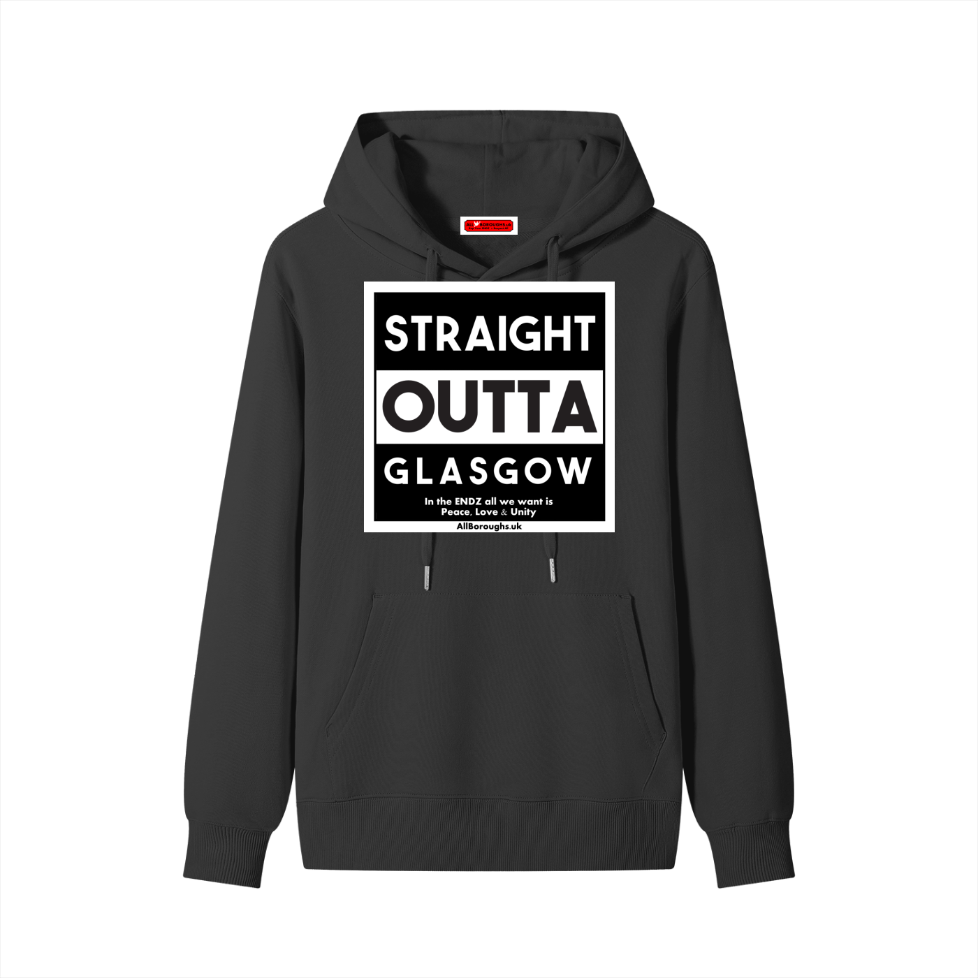 Straight Outta? Classic Heavyweight Cotton Hoodie | 300gsm Unisex Oversized | All Boroughs