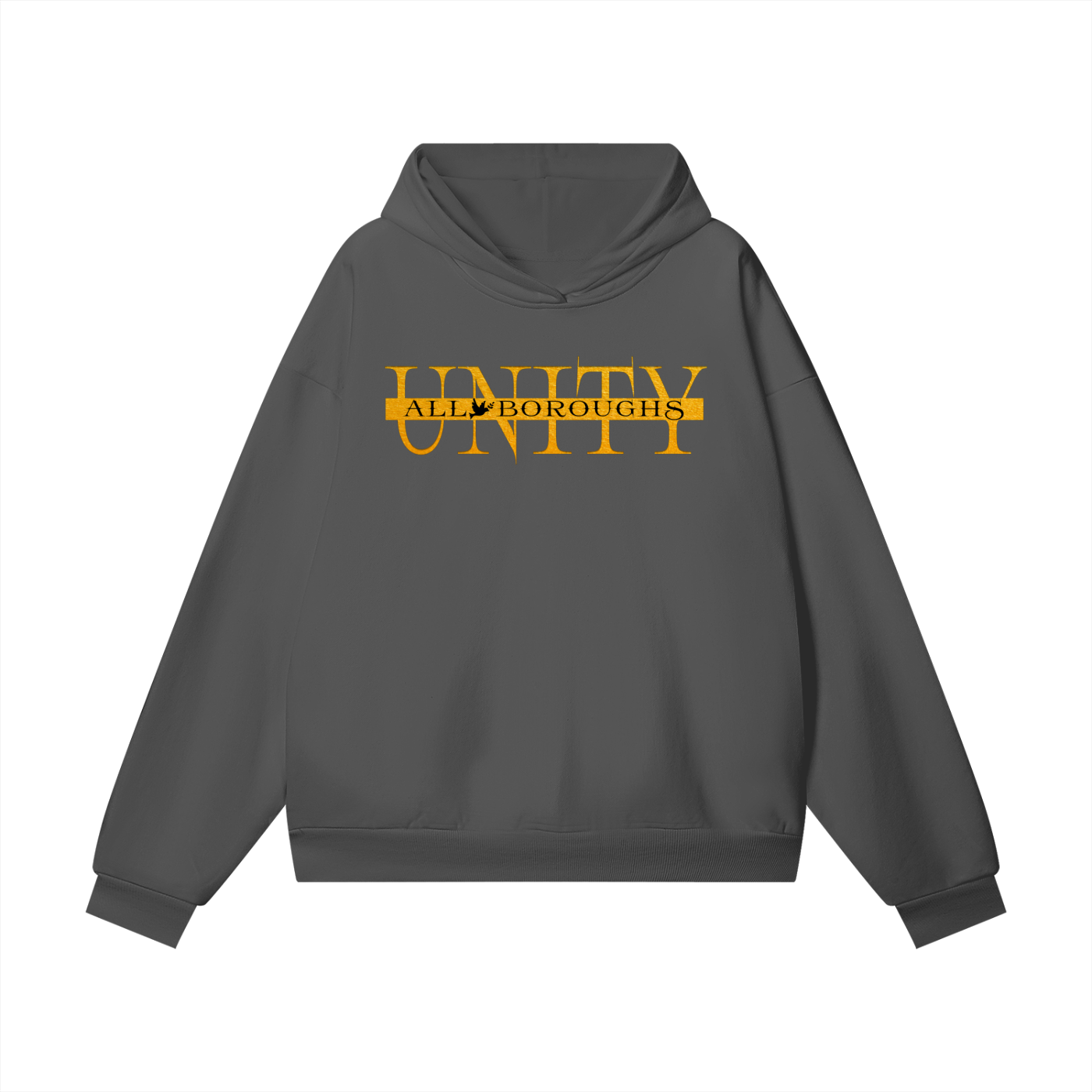All Boroughs Unity Heavyweight (460 GSM) Hidden Pocket Fleece Hoodie - Premium Streetwear