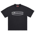 Black t-shirt with 'All Boroughs.uk' logo on a white background
