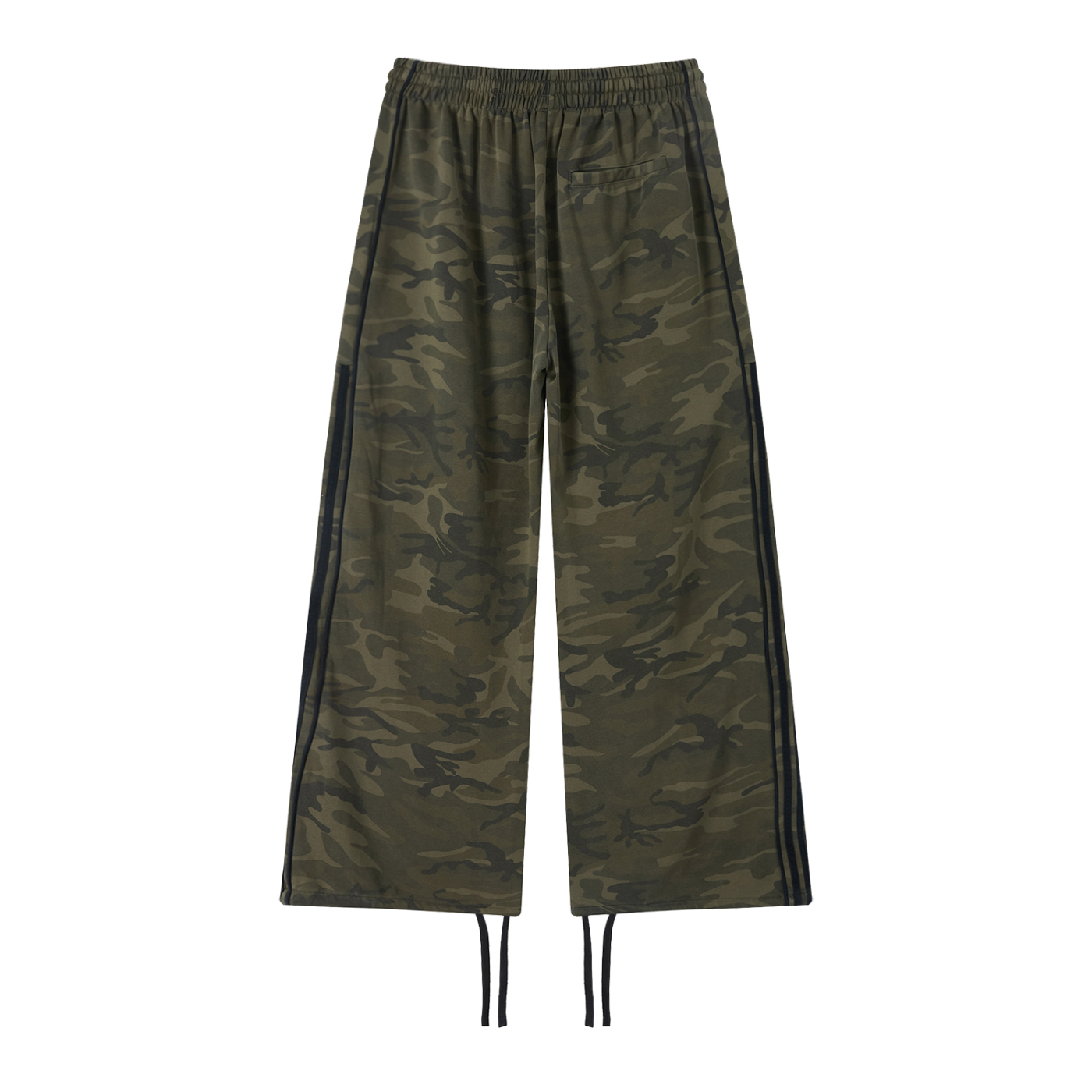 Army Green Camo Wide Leg Sweatpants | Unisex Loose Fit Streetwear | All Boroughs