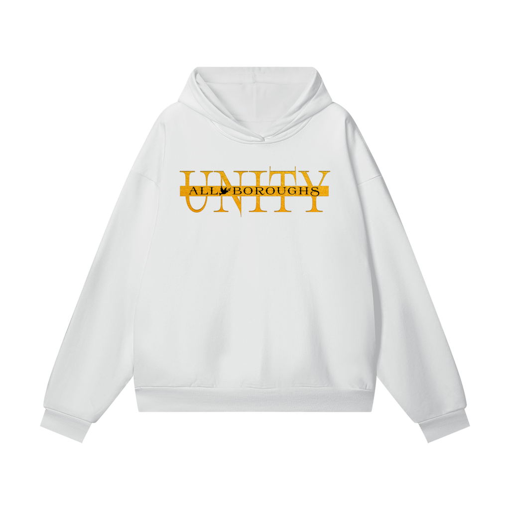 All Boroughs Unity Heavyweight (460 GSM) Hidden Pocket Fleece Hoodie - Premium Streetwear