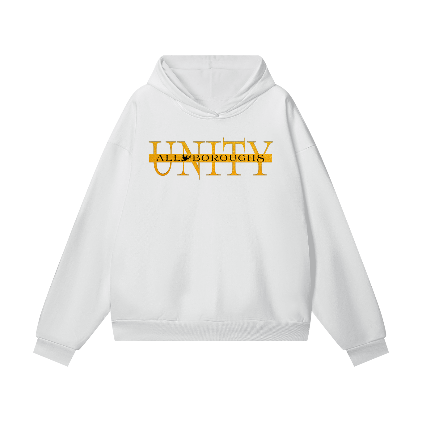All Boroughs Unity Heavyweight (460 GSM) Hidden Pocket Fleece Hoodie - Premium Streetwear