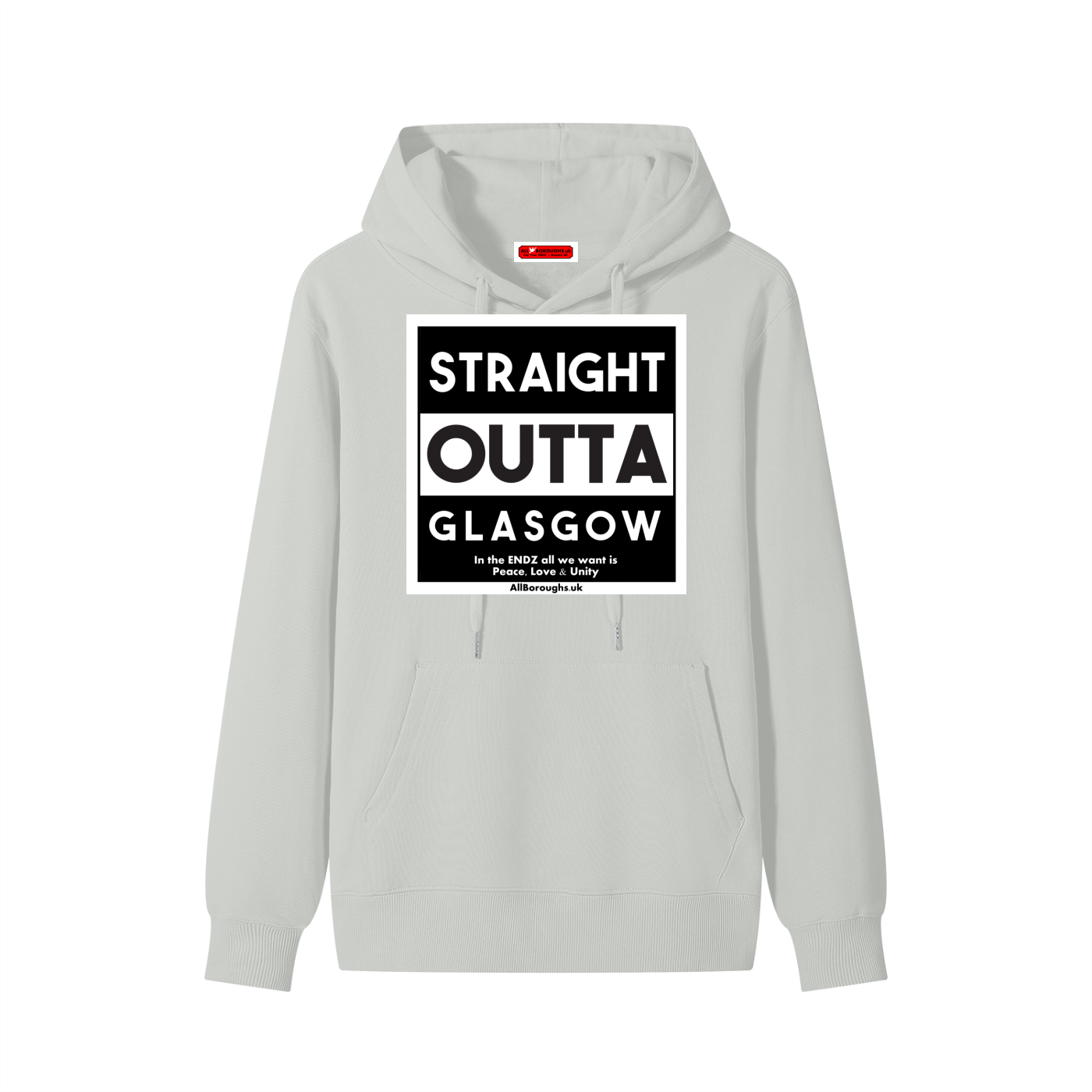 Straight Outta? Classic Heavyweight Cotton Hoodie | 300gsm Unisex Oversized | All Boroughs