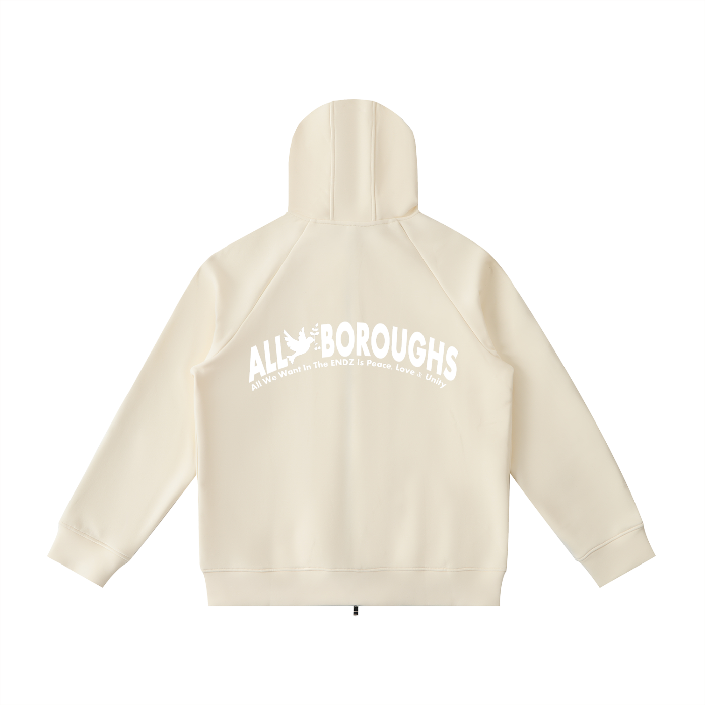 Heavyweight Raglan Zip Hoodie | Unisex Streetwear – AllBoroughs
