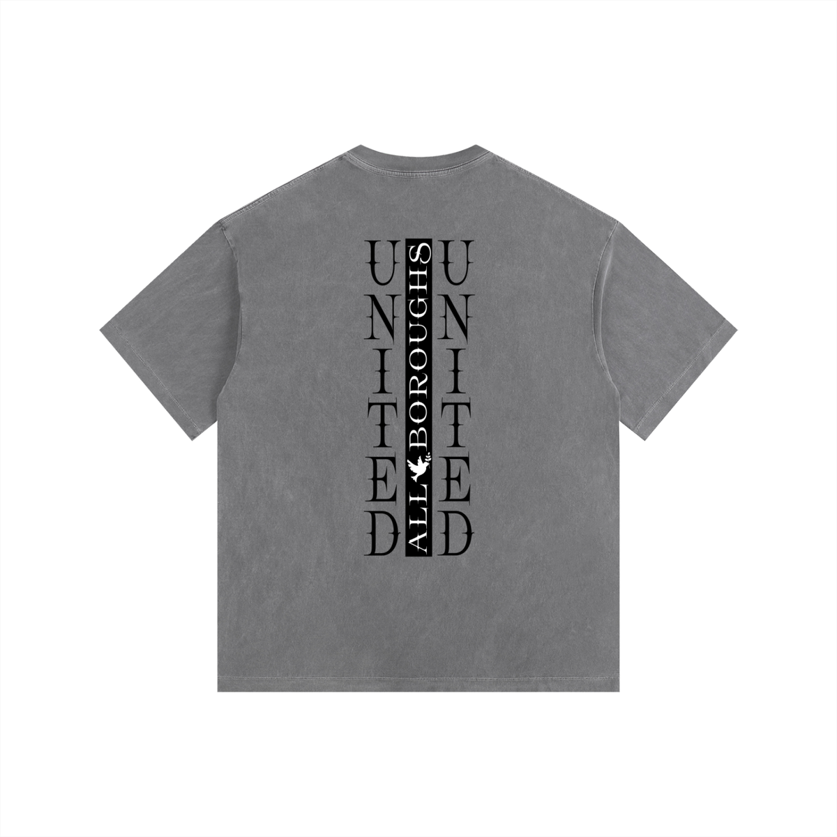 Colourful AllBoroughs United Vintage Washed Oversized T-Shirt – Unity Streetwear Tee