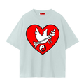 Peaceful Hearts Unisex Seamless T-Shirt - AllBoroughs