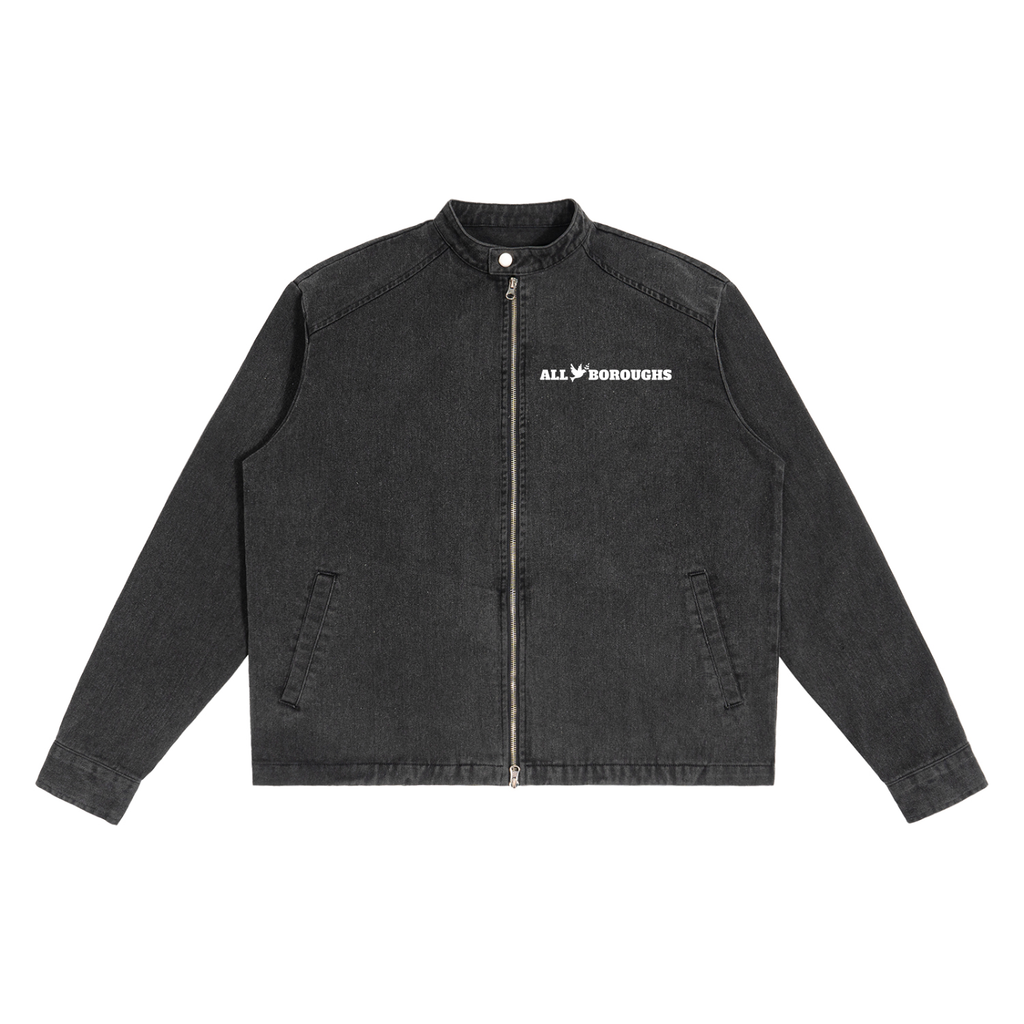 Vintage Washed Denim Jacket - Premium Streetwear Outerwear | Simply AllBoroughs