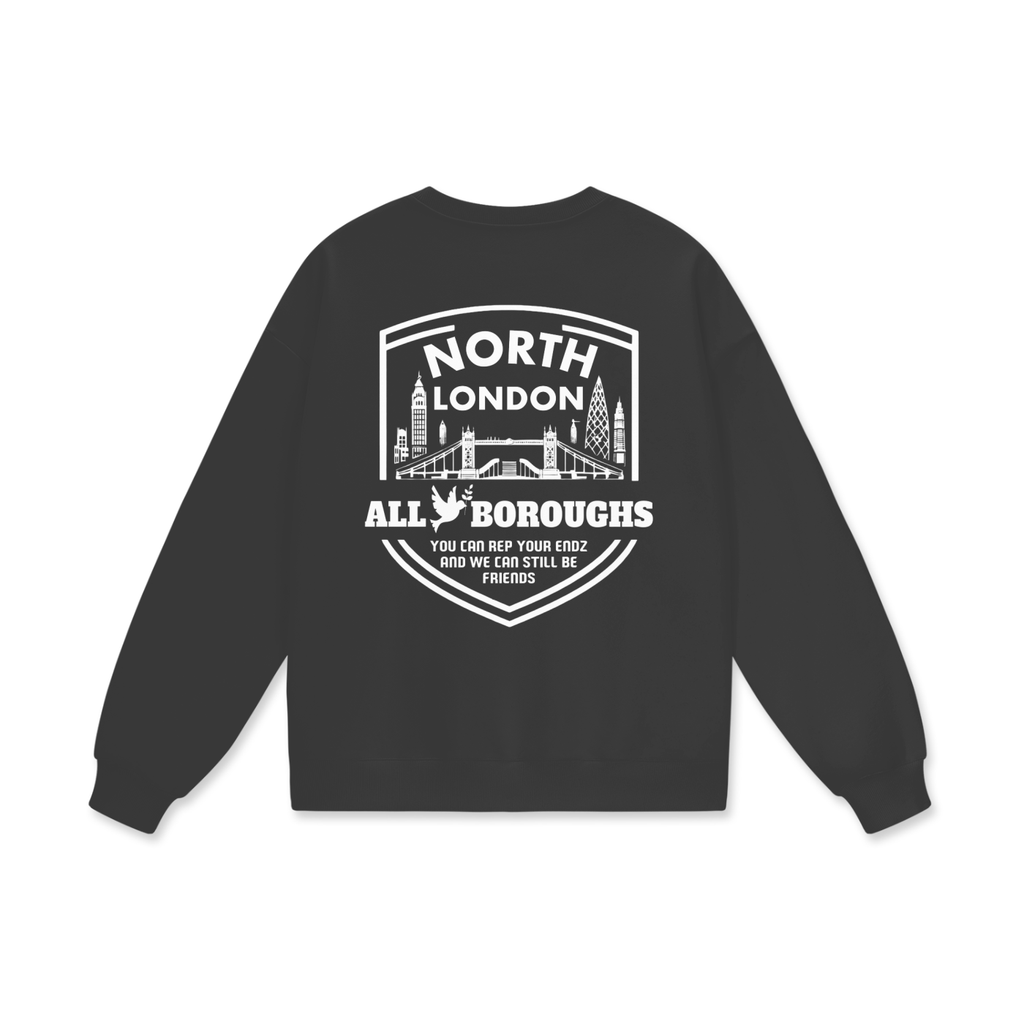 The London Edition Heavyweight 460 GSM Oversized Drop Shoulder Sweatshirt | AllBoroughs