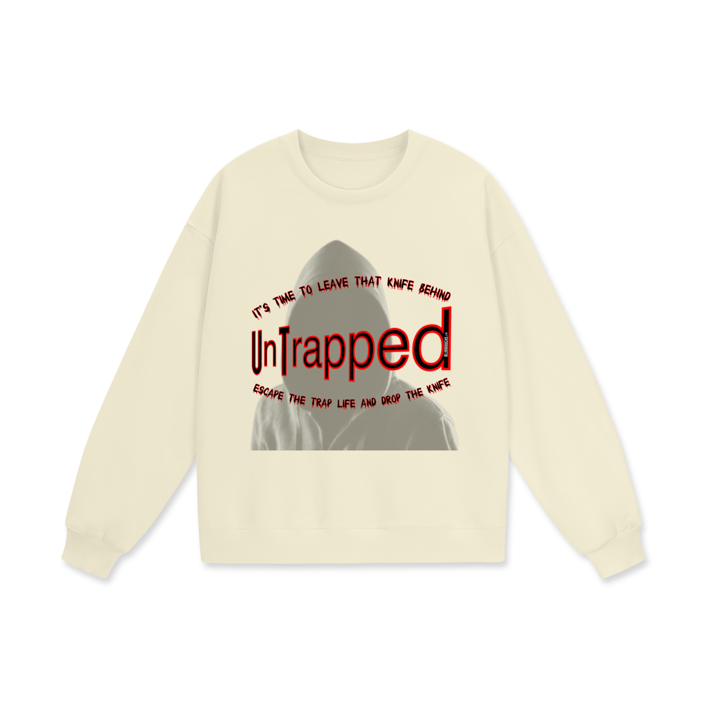 The UnTrapped Heavyweight 460 GSM Oversized Drop Shoulder Sweatshirt | AllBoroughs