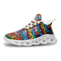 Peace Love & Unity Bounce Mesh Knit Sneakers – Unisex Streetwear