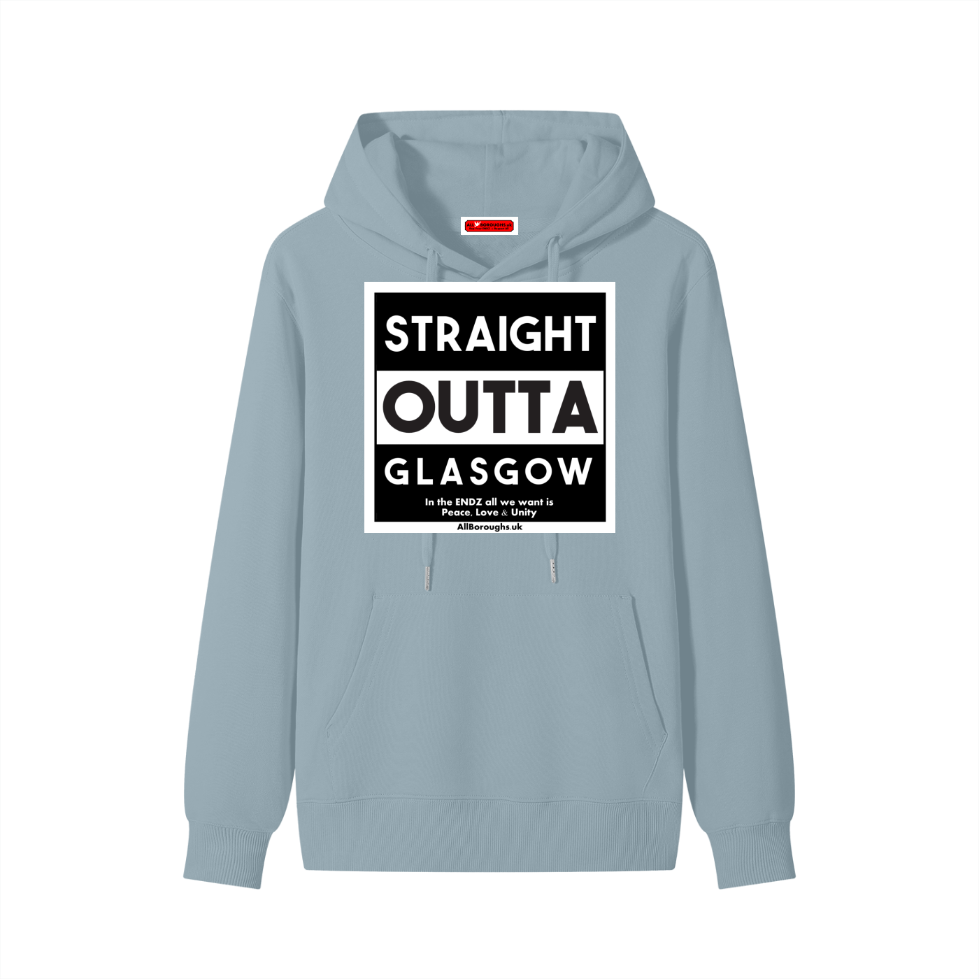 Straight Outta? Classic Heavyweight Cotton Hoodie | 300gsm Unisex Oversized | All Boroughs