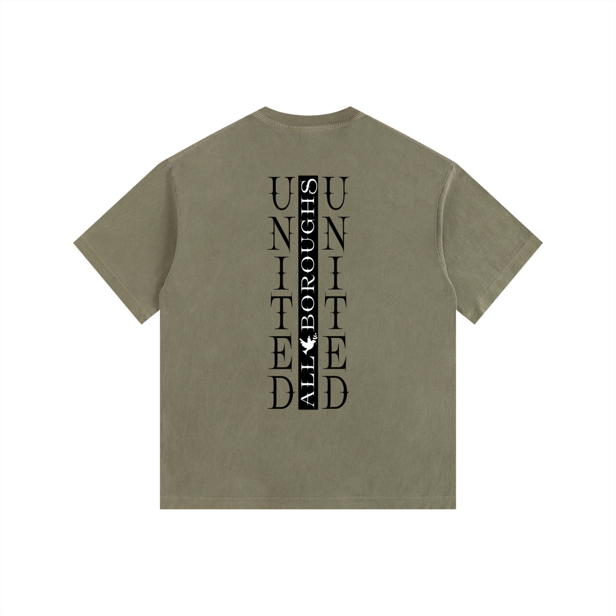 Colourful AllBoroughs United Vintage Washed Oversized T-Shirt – Unity Streetwear Tee