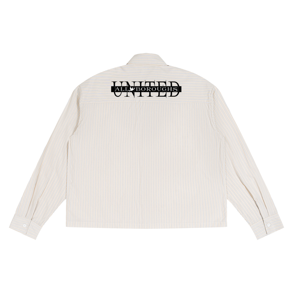 Allboroughs United Unisex Boxy Striped Shirt – Streetwear made for All Boroughs