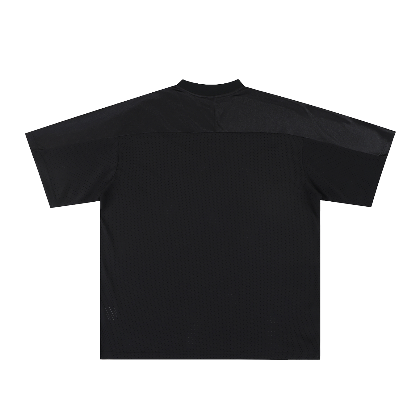 Oversized Mesh V-Neck Soccer Jersey | Unisex Polyester Sports Shirt