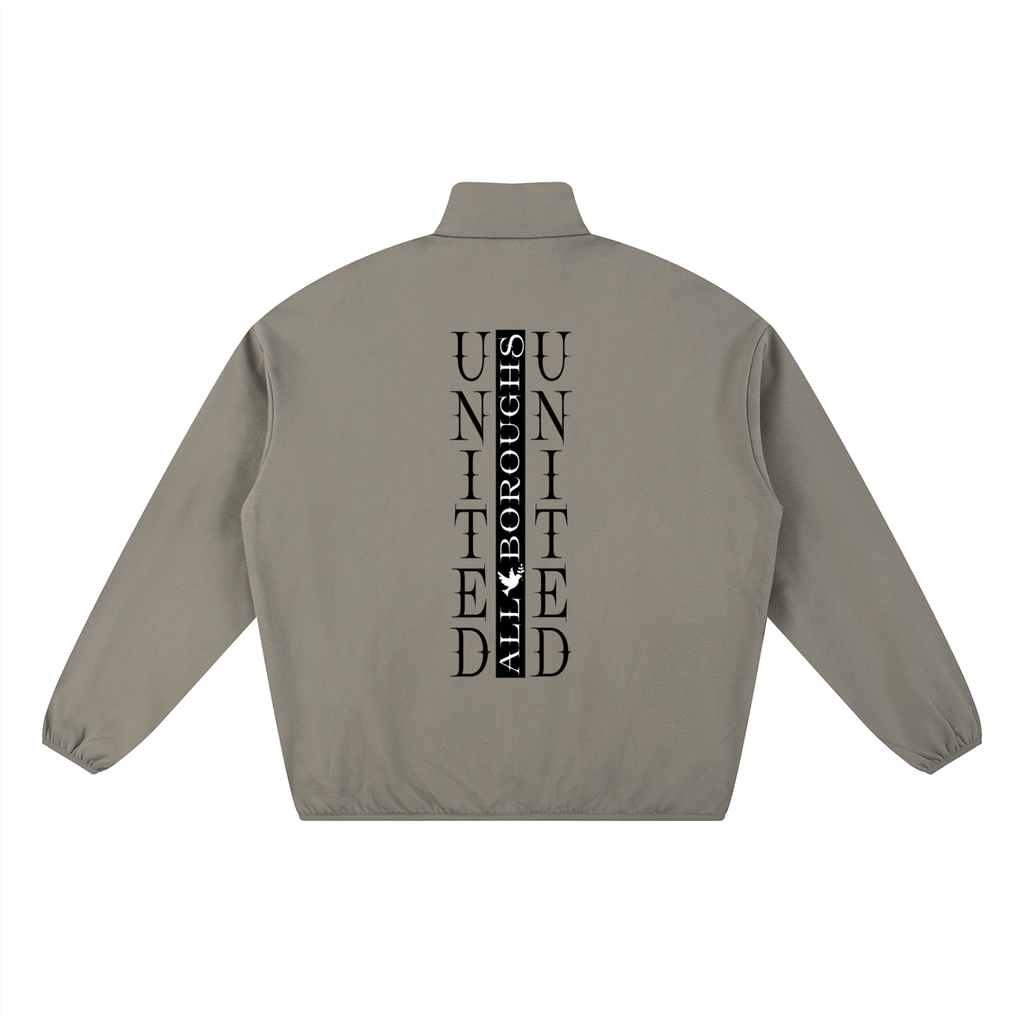 Allboroughs United Essential Heavyweight Stand Up Collar Jacket - UK Streetwear