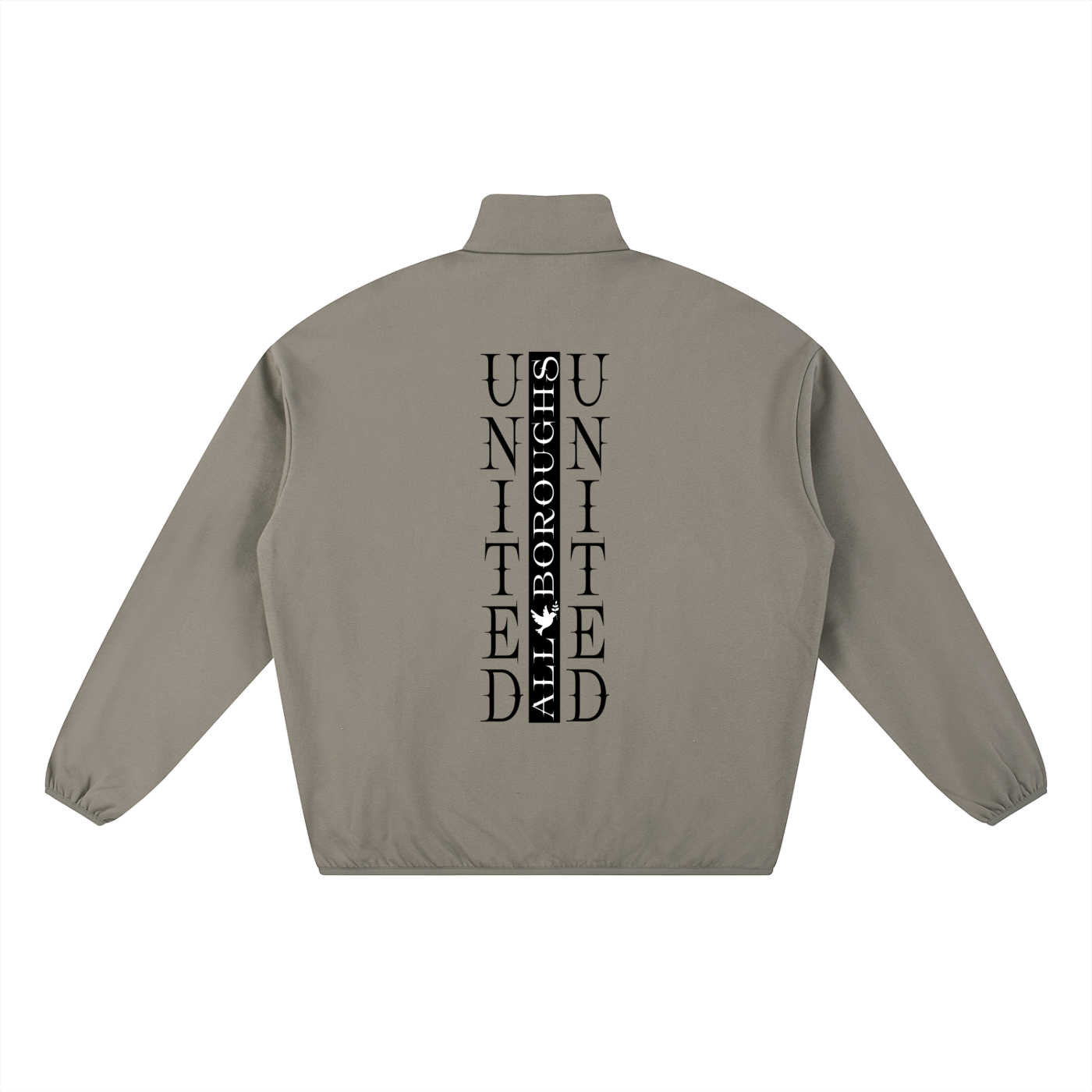 Allboroughs United Essential Heavyweight Stand Up Collar Jacket - UK Streetwear