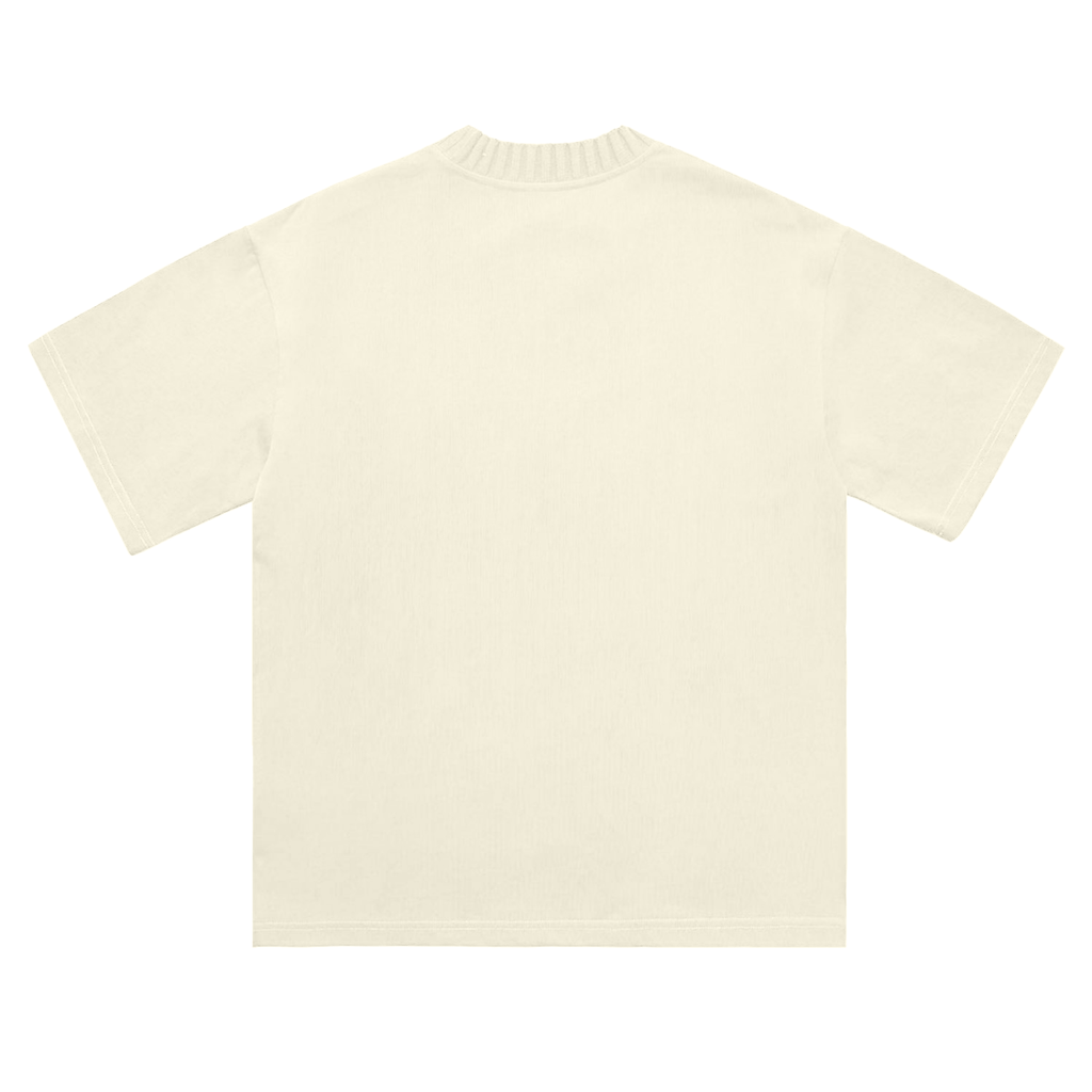 Drop The Knife Premium Heavyweight Cotton Round Neck Unisex T-Shirt | AllBoroughs