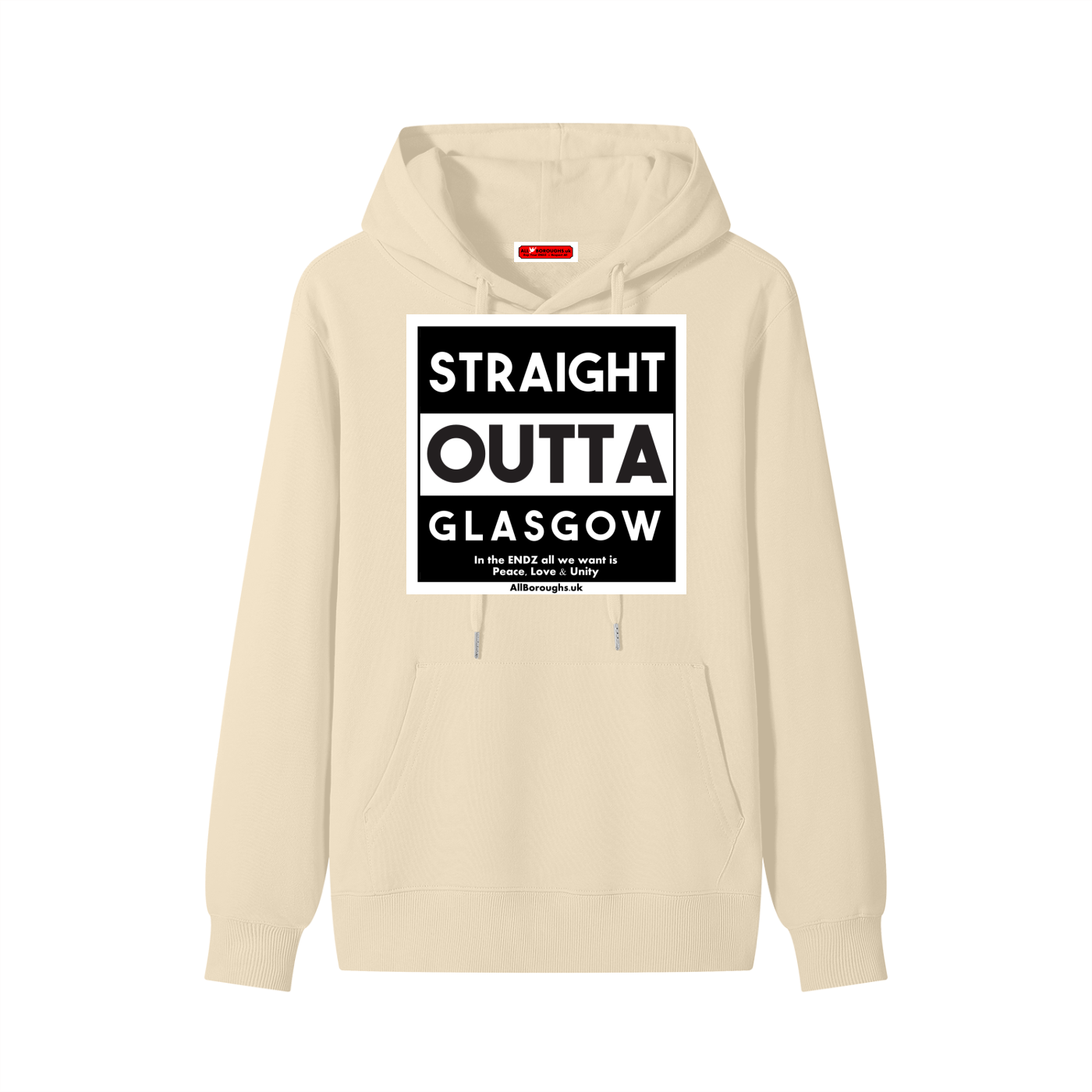 Straight Outta? Classic Heavyweight Cotton Hoodie | 300gsm Unisex Oversized | All Boroughs