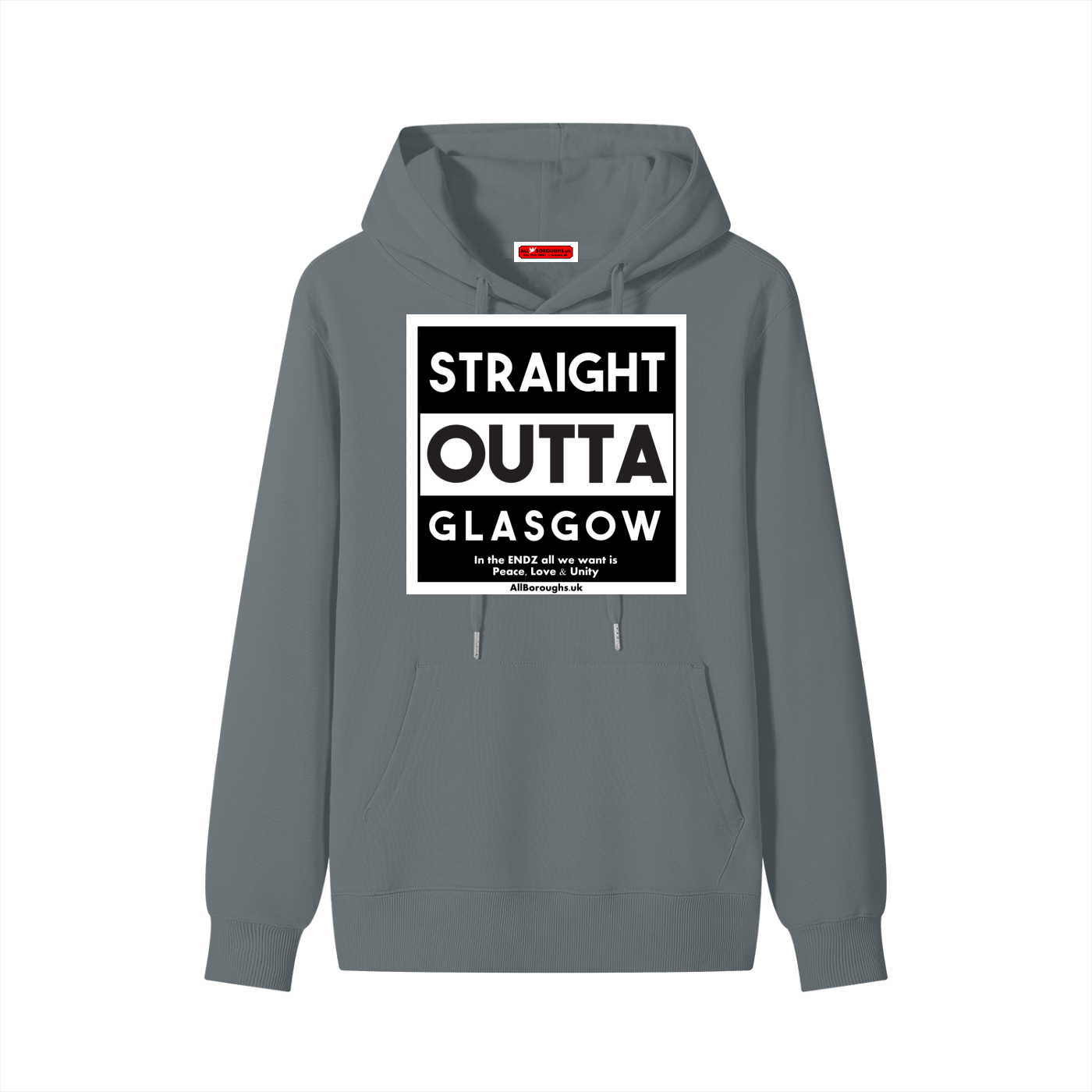 Straight Outta? Classic Heavyweight Cotton Hoodie | 300gsm Unisex Oversized | All Boroughs