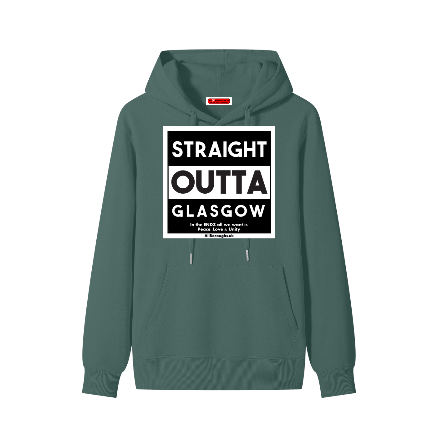 Straight Outta? Classic Heavyweight Cotton Hoodie | 300gsm Unisex Oversized | All Boroughs