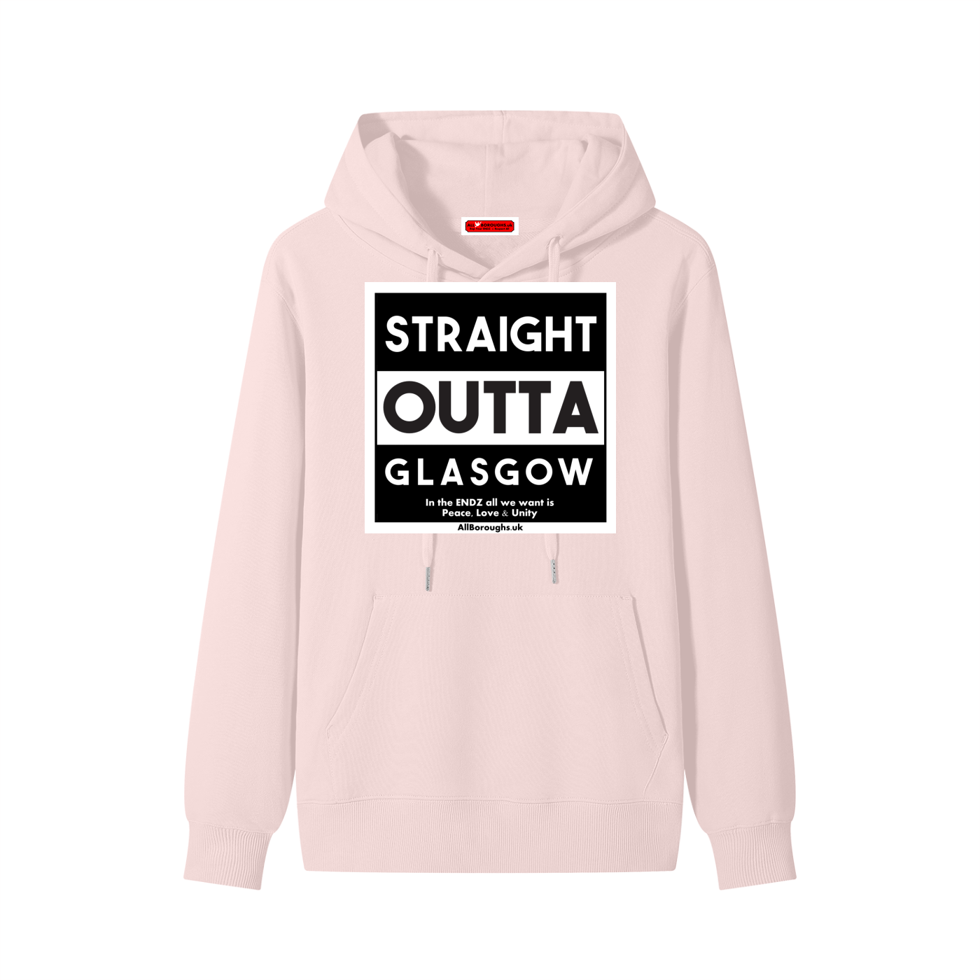 Straight Outta? Classic Heavyweight Cotton Hoodie | 300gsm Unisex Oversized | All Boroughs
