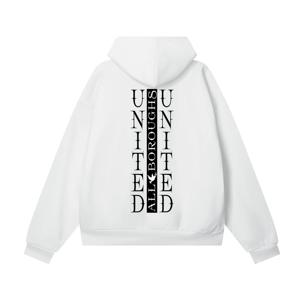 Allboroughs United 460 GSM Heavyweight Hidden Pocket Fleece Hoodie