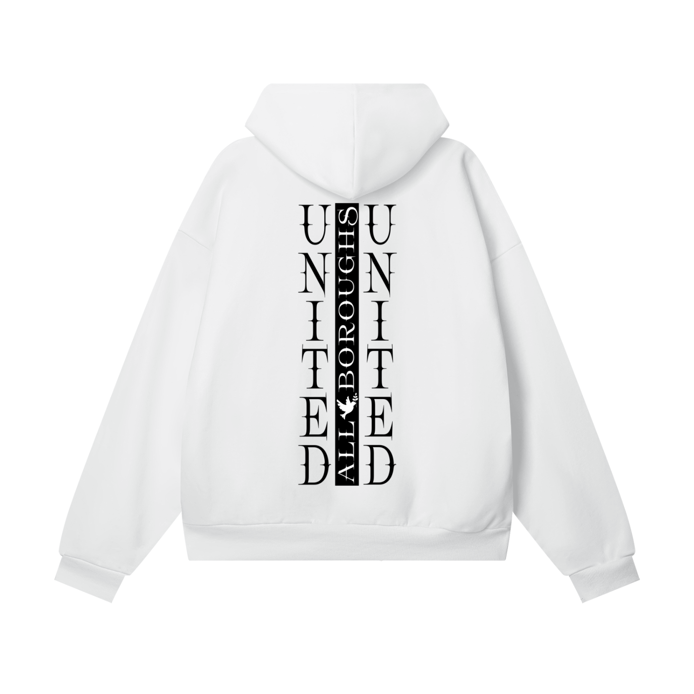 Allboroughs United 460 GSM Heavyweight Hidden Pocket Fleece Hoodie