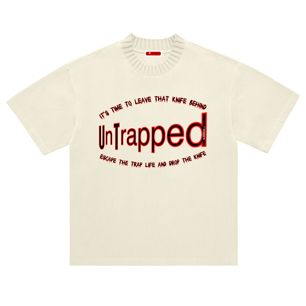 The UnTrapped Premium Heavyweight Cotton Round Neck Unisex T-Shirt | AllBoroughs