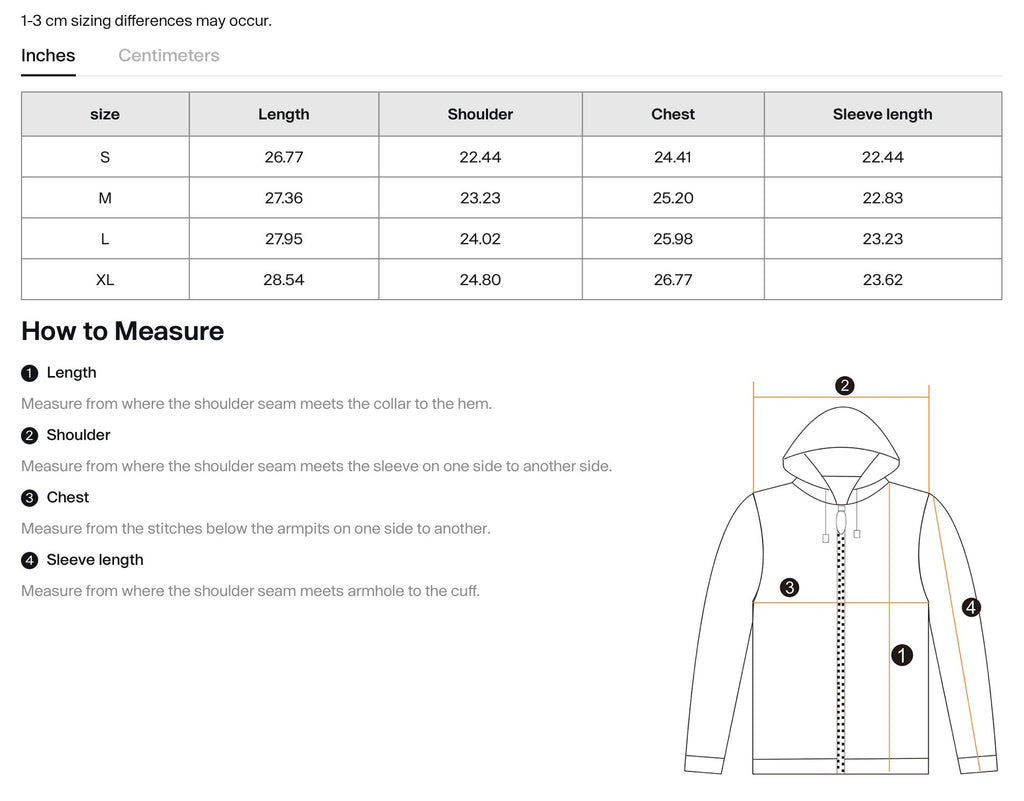 Snow Wash Oversized Zip-Up Hoodie - Premium Streetwear | AllBoroughs