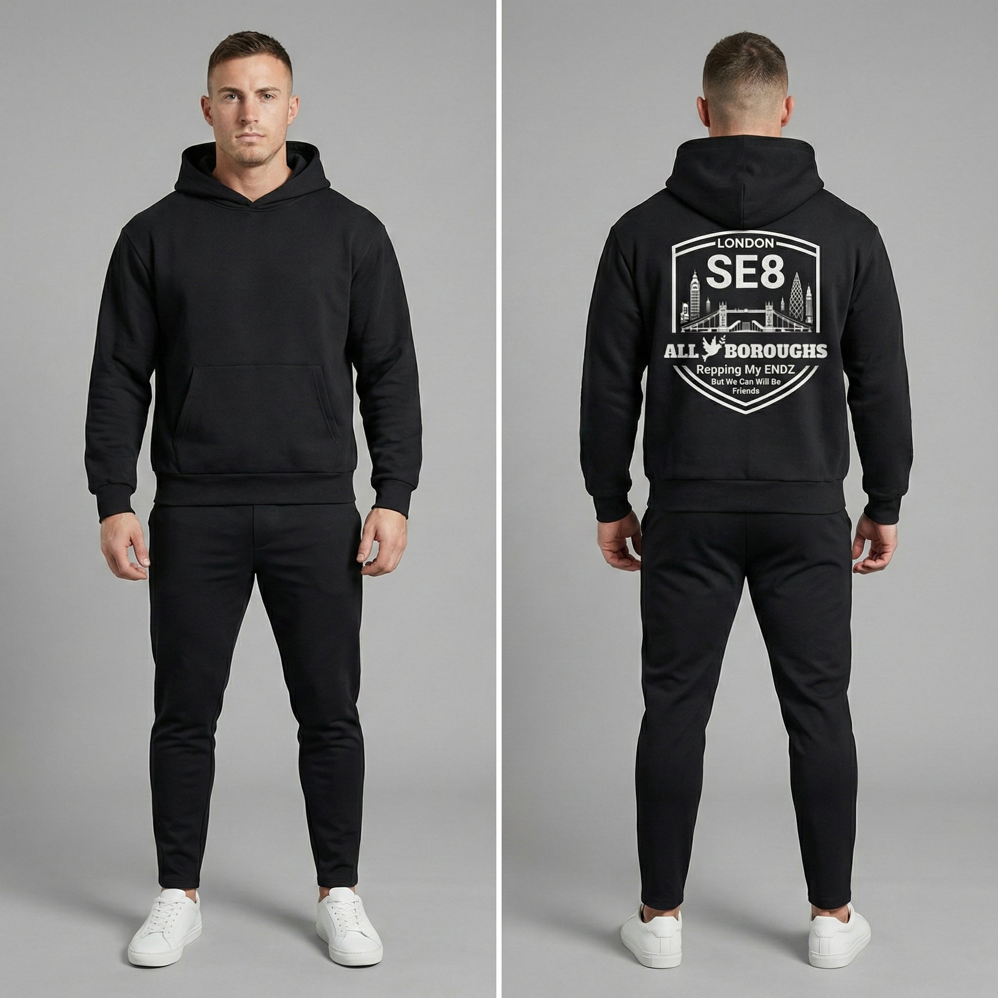 The Heavyweight Champ 500GSM Oversized Luxury Hoodie | AllBoroughs