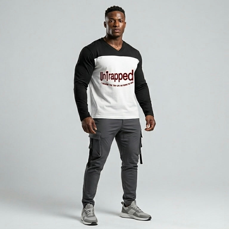 The UnTrapped Sun Fade Colour-Block T-Shirt | 300gsm Heavyweight Pure Cotton | All Boroughs