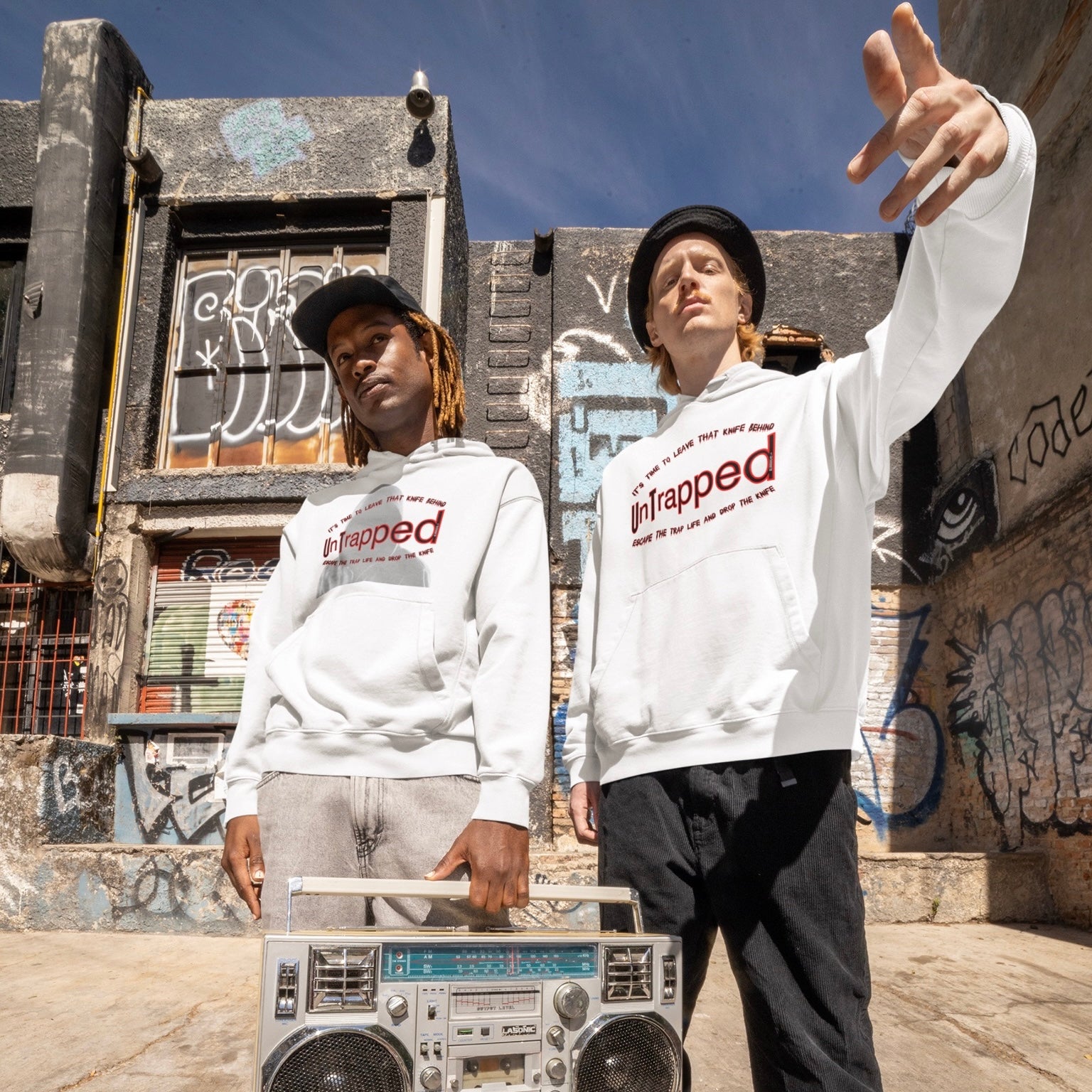 The UnTrapped Heavyweight Champ 500GSM Oversized Luxury Unisex Hoodie | AllBoroughs