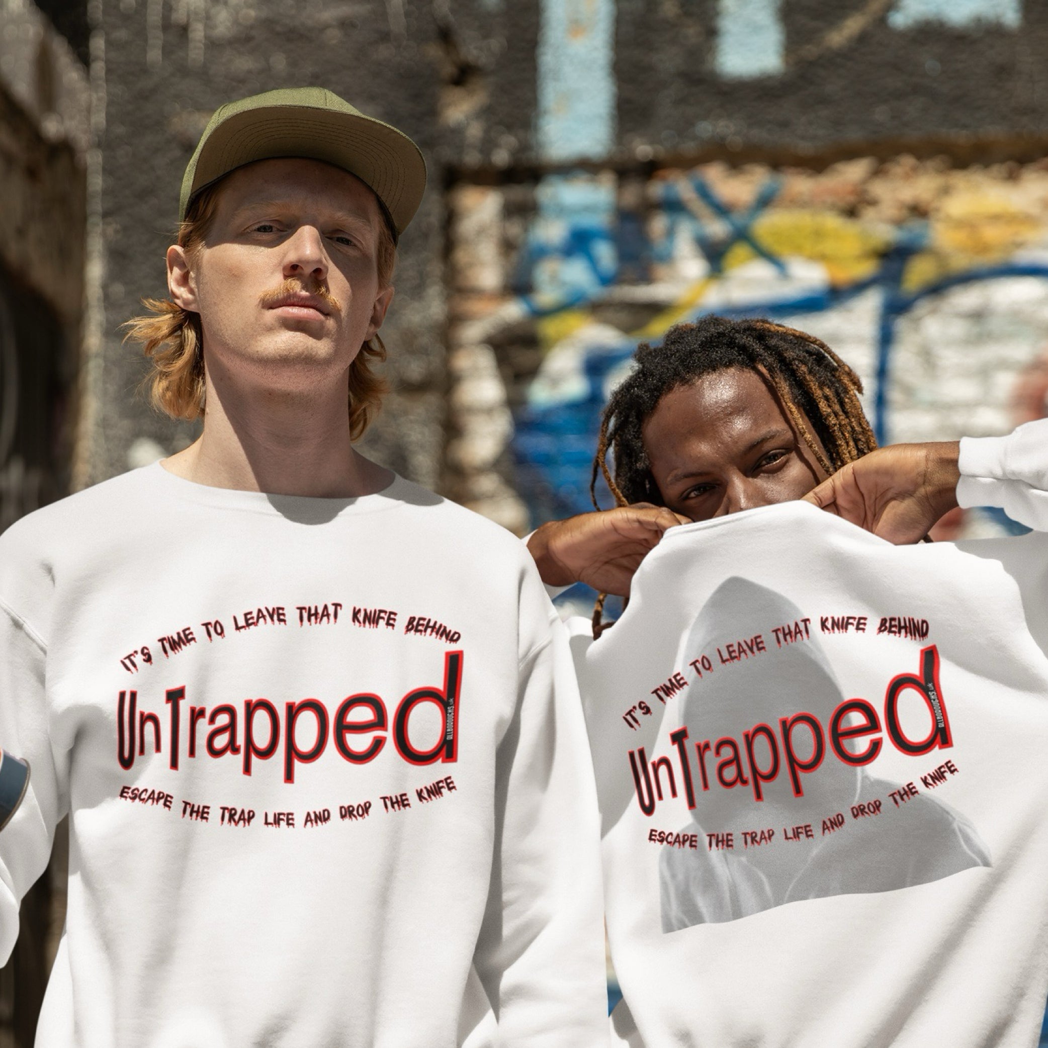 The UnTrapped Heavyweight 460 GSM Oversized Drop Shoulder Sweatshirt | AllBoroughs
