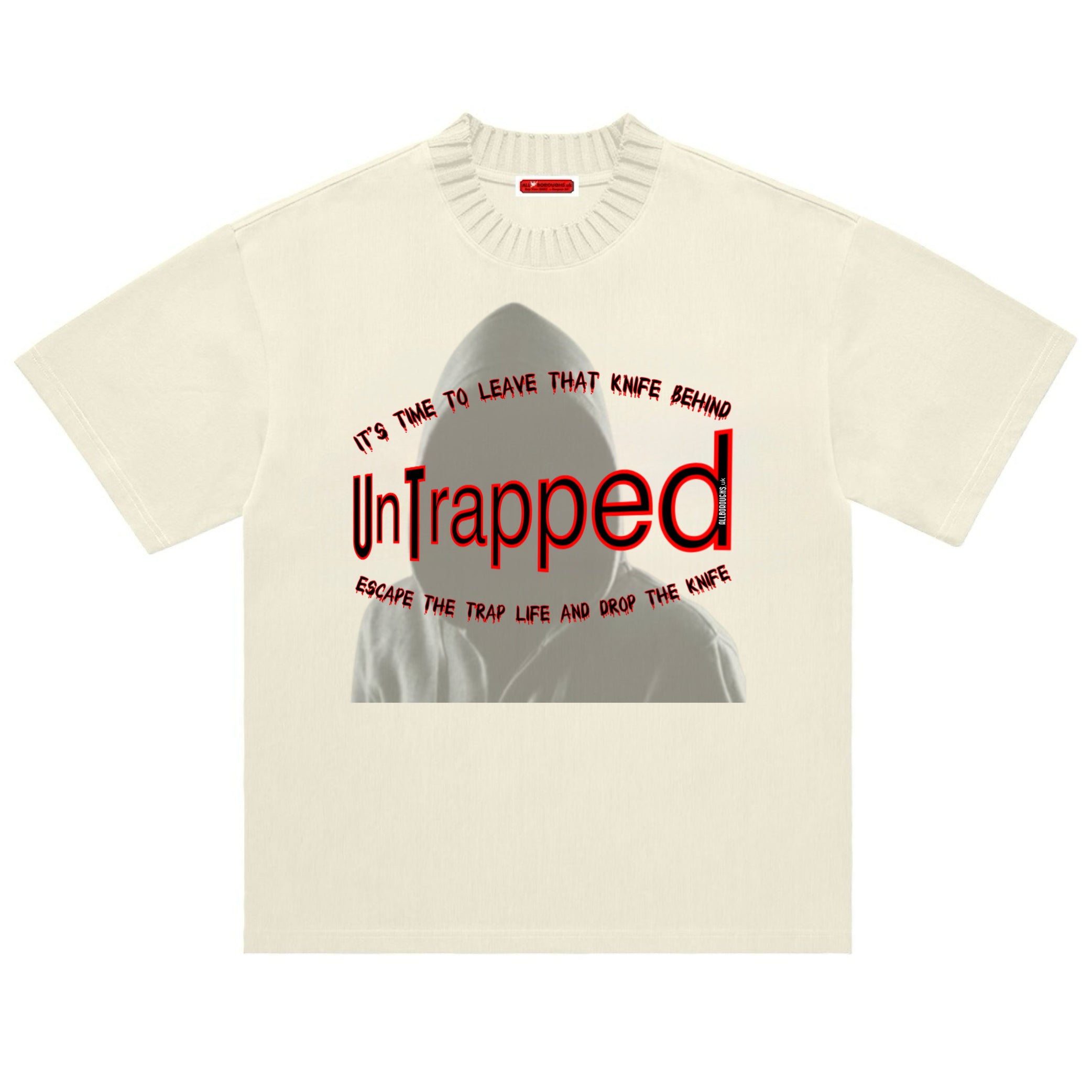 The UnTrapped Premium Heavyweight Cotton Round Neck Unisex T-Shirt | AllBoroughs