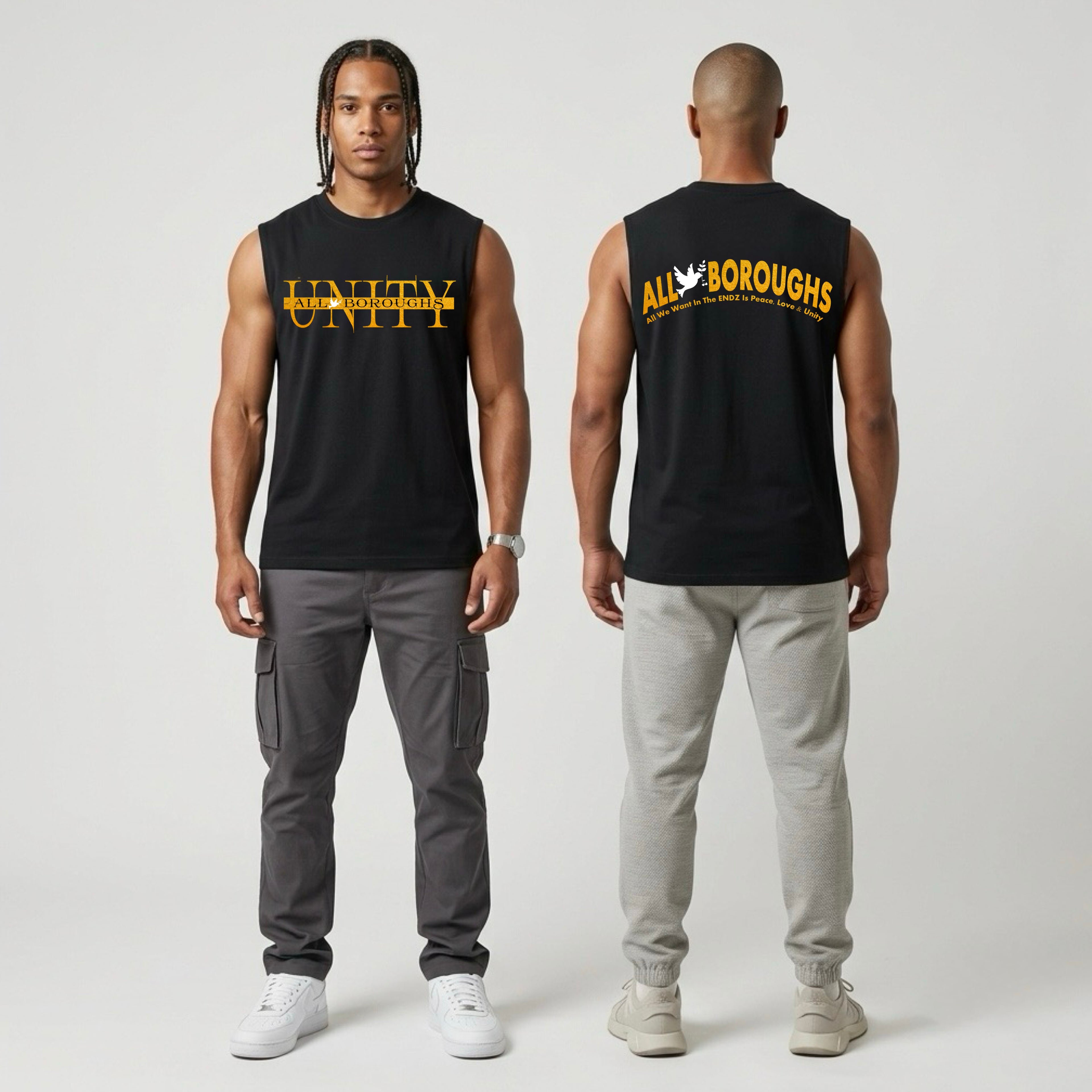 AllBoroughs Essential Unity Tank Top — Premium Cotton Vest