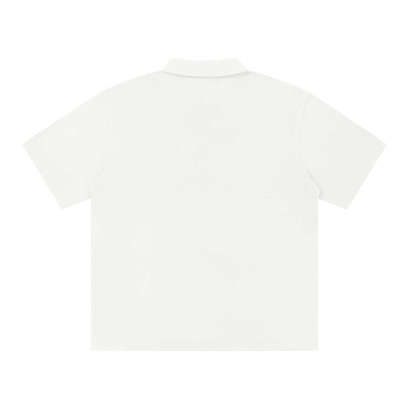Peaceful Hearts Drop Shoulder Polo Shirt | 235gsm Cotton Blend Lapel Collar | AllBoroughs