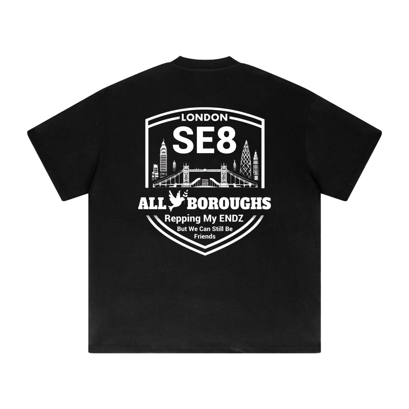 Heavyweight Drop Shoulder T-Shirt - Premium Oversized Tee | AllBoroughs