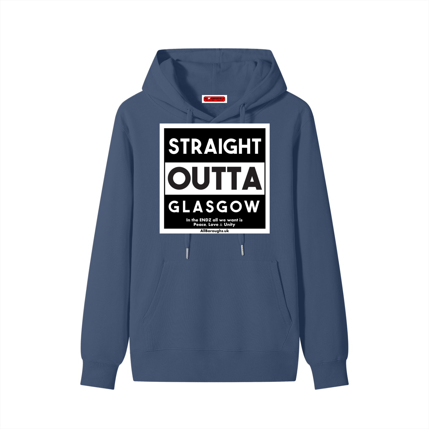 Straight Outta? Classic Heavyweight Cotton Hoodie | 300gsm Unisex Oversized | All Boroughs