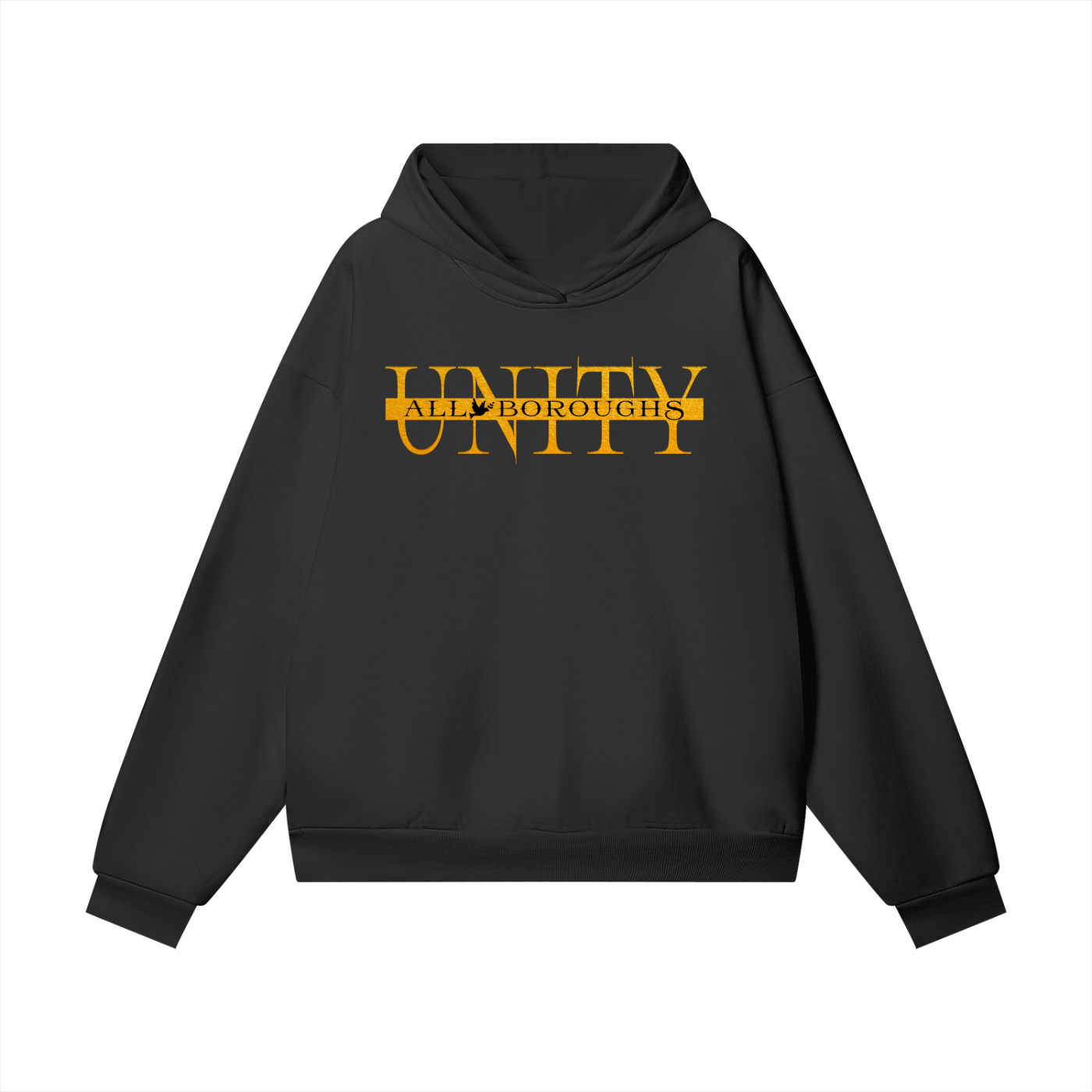 All Boroughs Unity Heavyweight (460 GSM) Hidden Pocket Fleece Hoodie - Premium Streetwear
