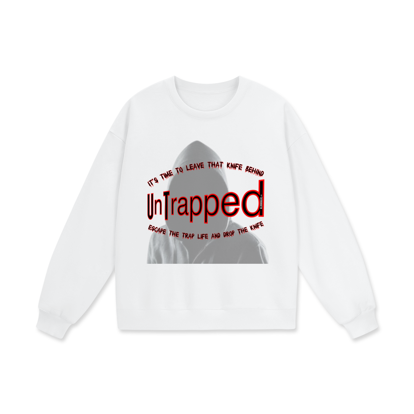 The UnTrapped Heavyweight 460 GSM Oversized Drop Shoulder Sweatshirt | AllBoroughs