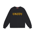 Black All Boroughs Unity sweatshirt with gold text on a white background 