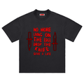 Drop The Knife Premium Heavyweight Cotton Round Neck Unisex T-Shirt | AllBoroughs