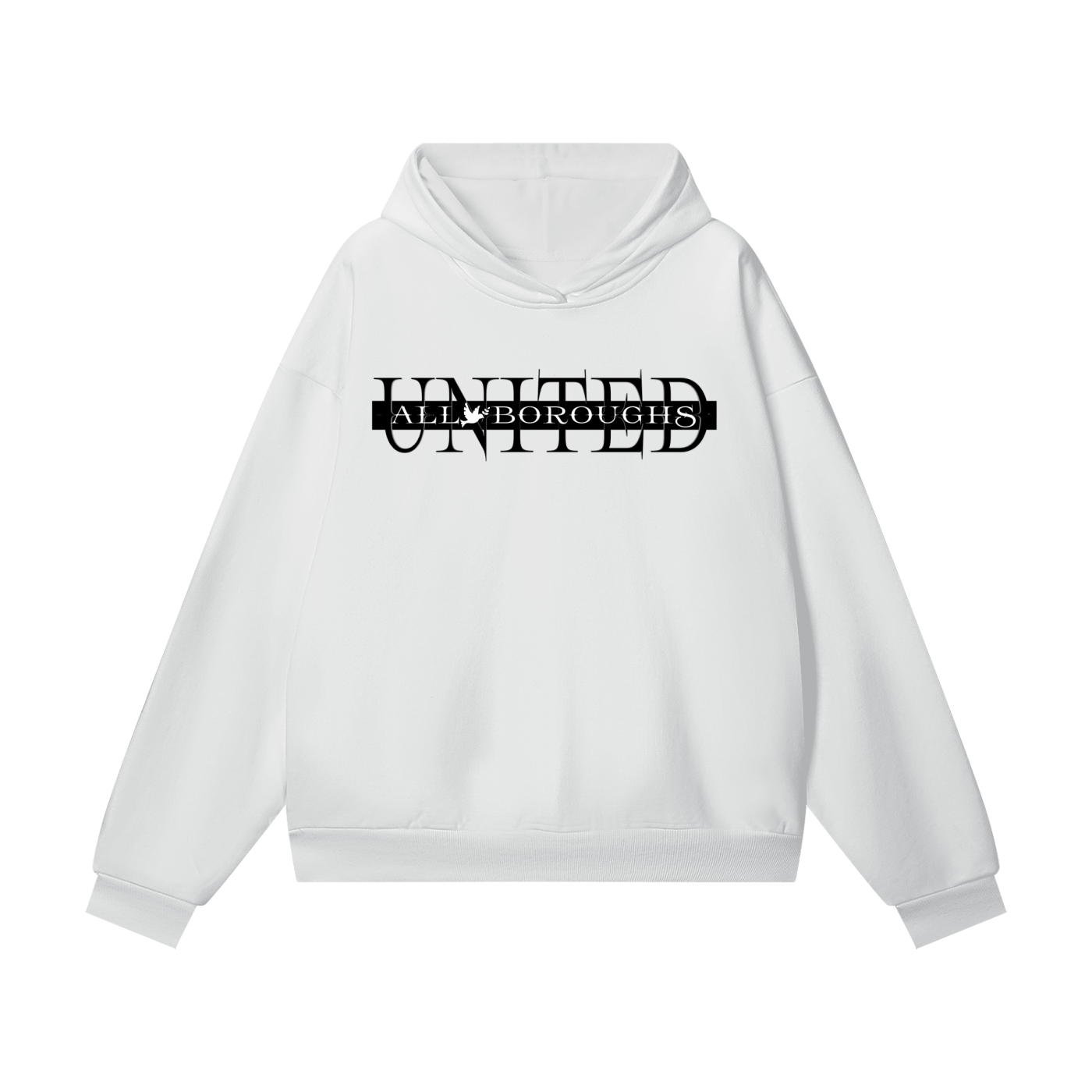 Allboroughs United 460 GSM Heavyweight Hidden Pocket Fleece Hoodie