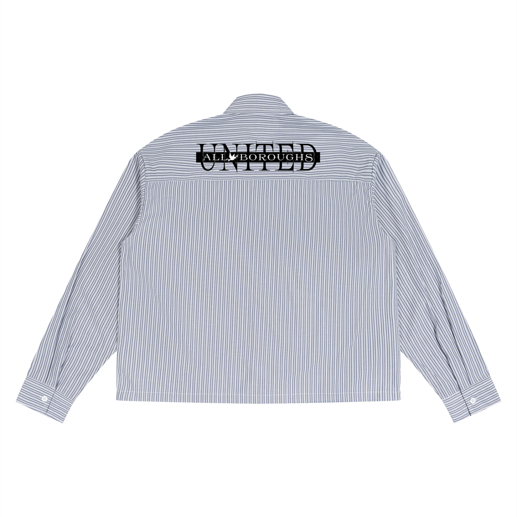 Allboroughs United Unisex Boxy Striped Shirt – Streetwear made for All Boroughs
