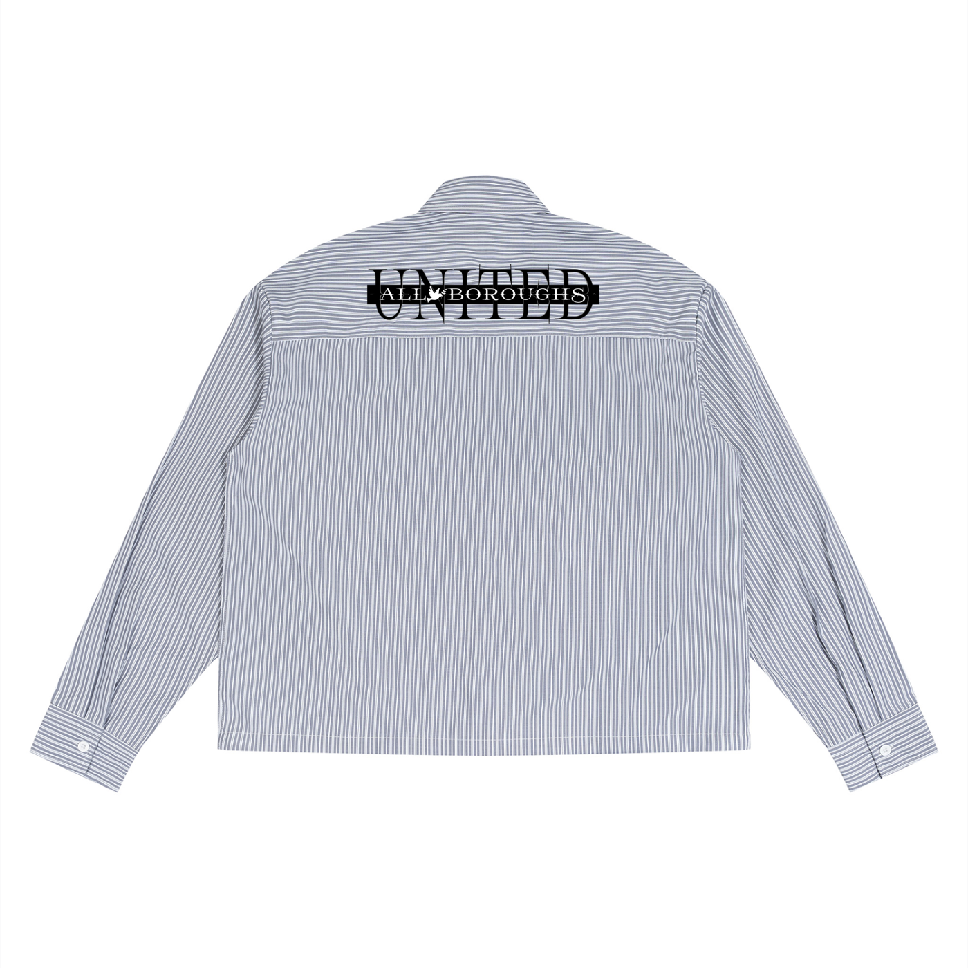 Allboroughs United Unisex Boxy Striped Shirt – Streetwear made for All Boroughs