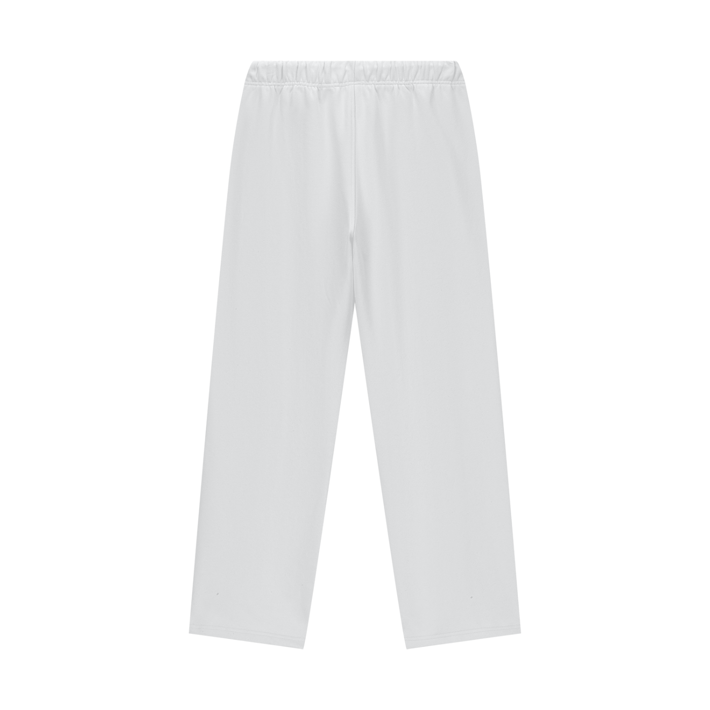 Heavyweight Fleece Straight Leg Pants - Premium White & Bone Sweatpants | AllBoroughs
