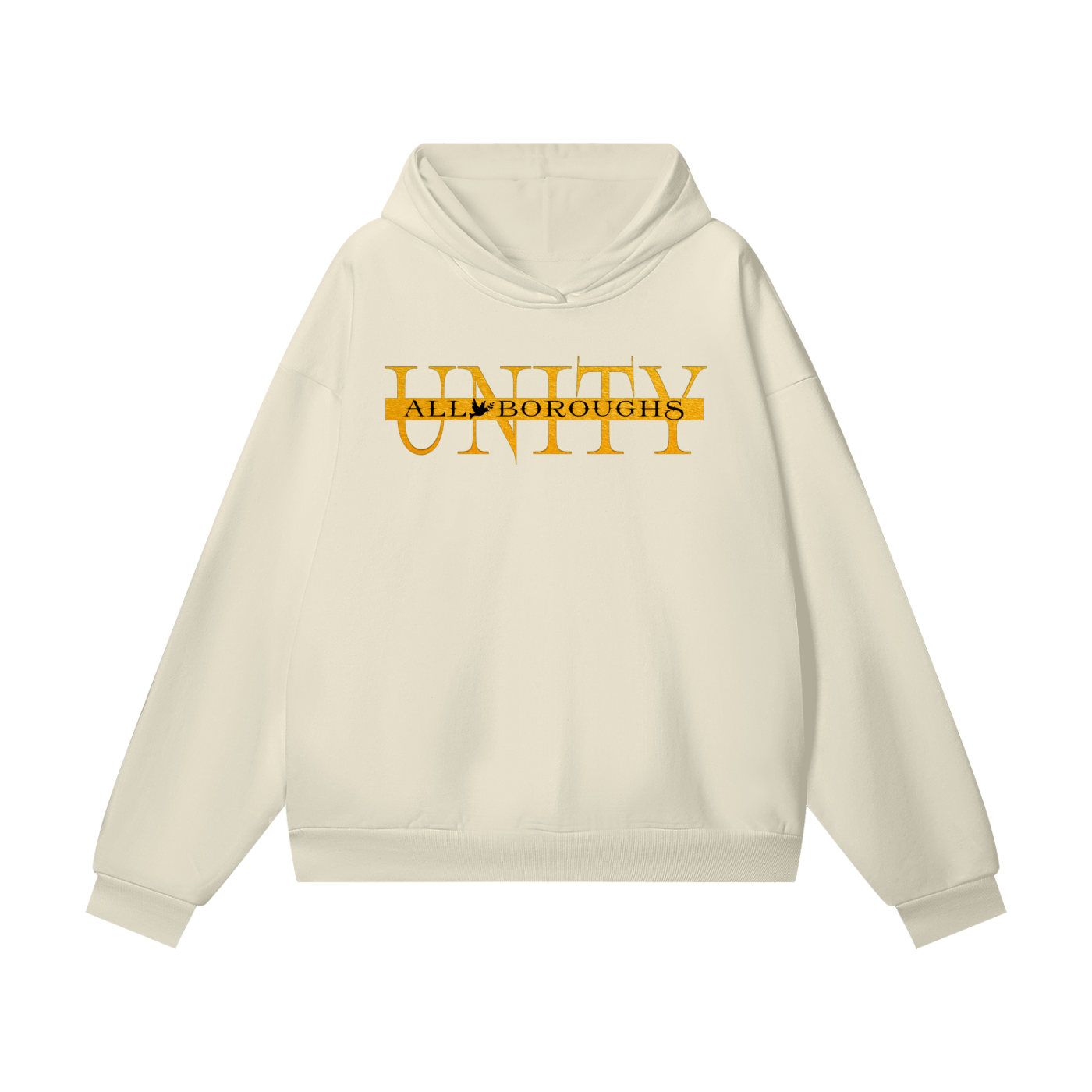 All Boroughs Unity Heavyweight (460 GSM) Hidden Pocket Fleece Hoodie - Premium Streetwear