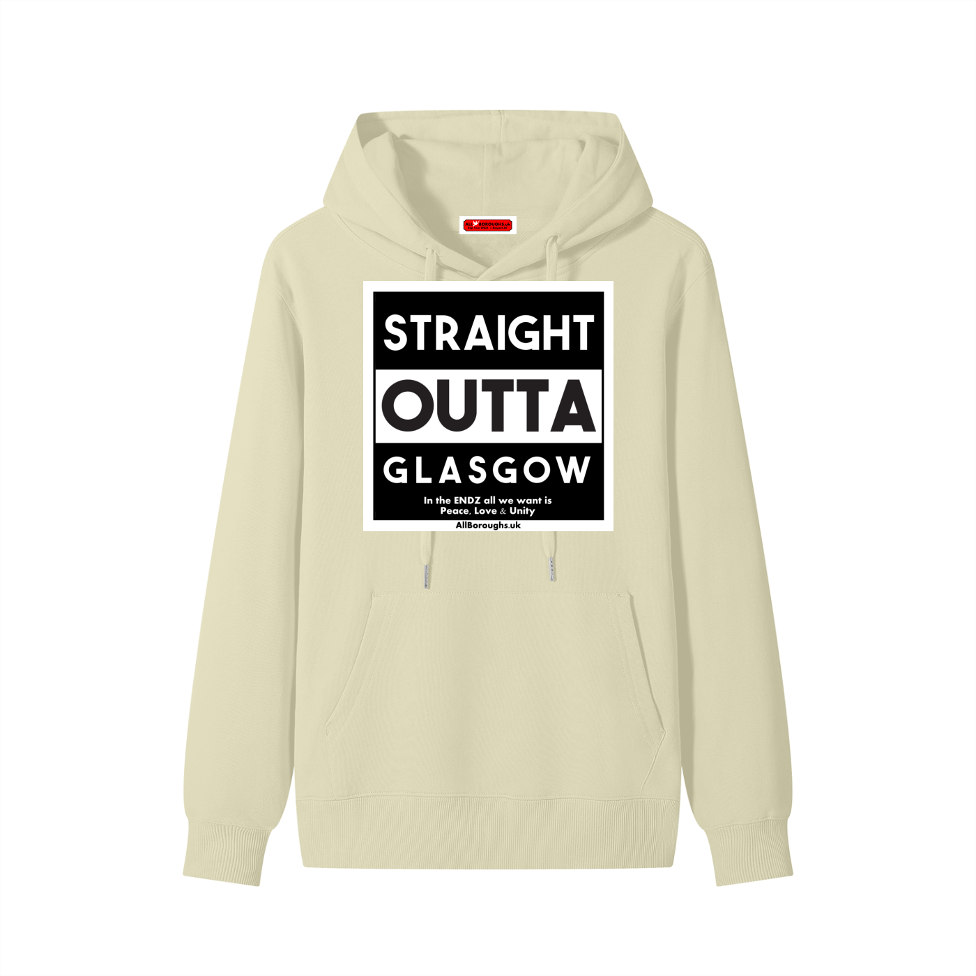 Straight Outta? Classic Heavyweight Cotton Hoodie | 300gsm Unisex Oversized | All Boroughs