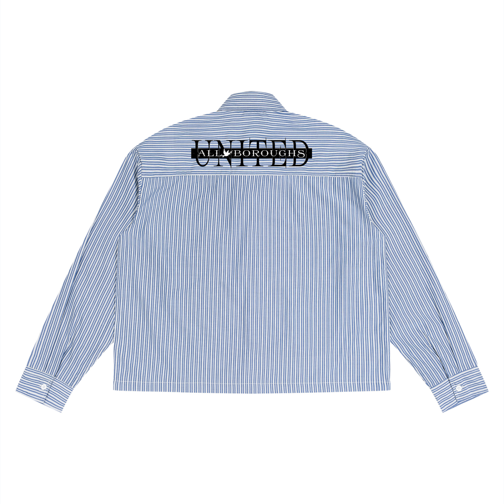Allboroughs United Unisex Boxy Striped Shirt – Streetwear made for All Boroughs