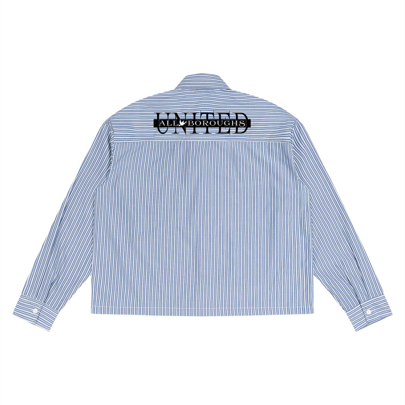 Allboroughs United Unisex Boxy Striped Shirt – Streetwear made for All Boroughs